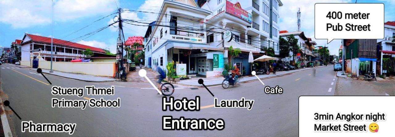 The Twin Bayon Boutique Hotel Ciudad de Siem Riep Exterior foto